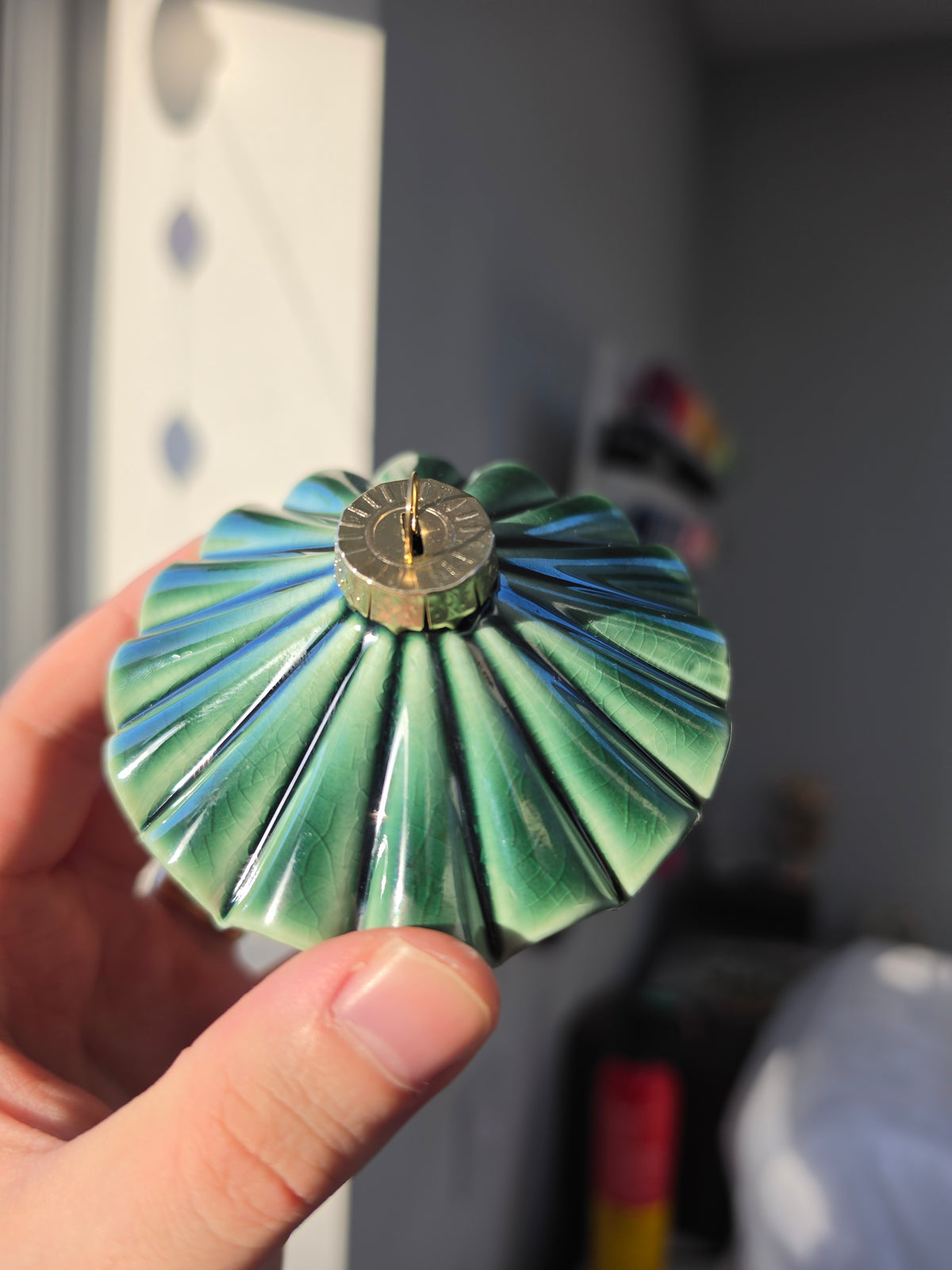 Green Ribbed Diamond
